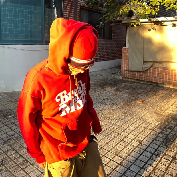 빈티지 스트라이프 포인트 숏비니