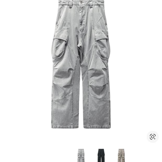 이그노타 코어8 워시드 카고 팬츠 라이트 그레이