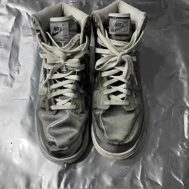 나이키덩크 하이 silver