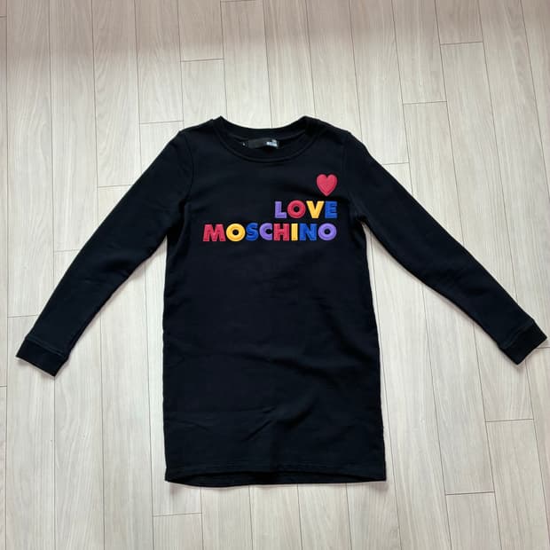 러브모스키노 블랙 긴소매 스웻셔츠 (긴팔 상의) 38 (S)