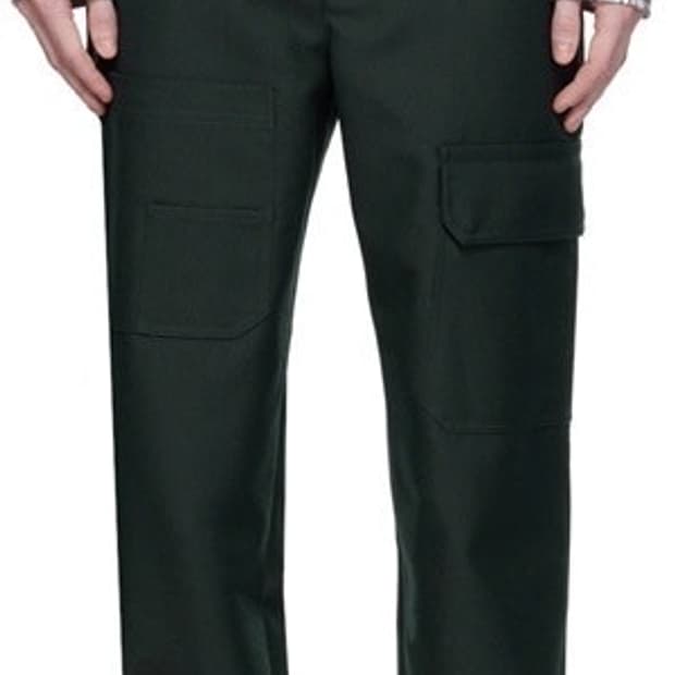 헬무트랭 다크그린 카펜더 팬츠 M