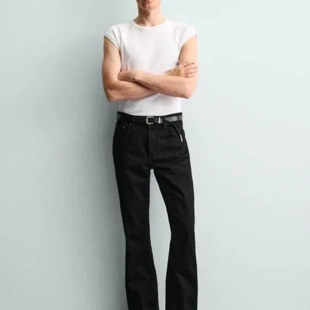 자라 플레어핏 데님 주우재 착용