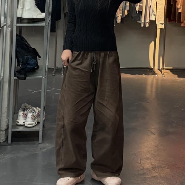 폴로랄프로렌 포니로고 브이넥 블랙 꽈배기니트 A3100