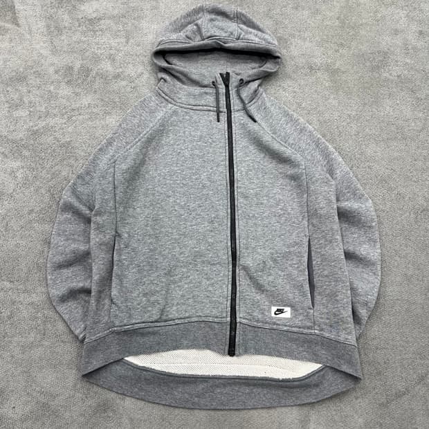 80 나이키 그레이 후드집업