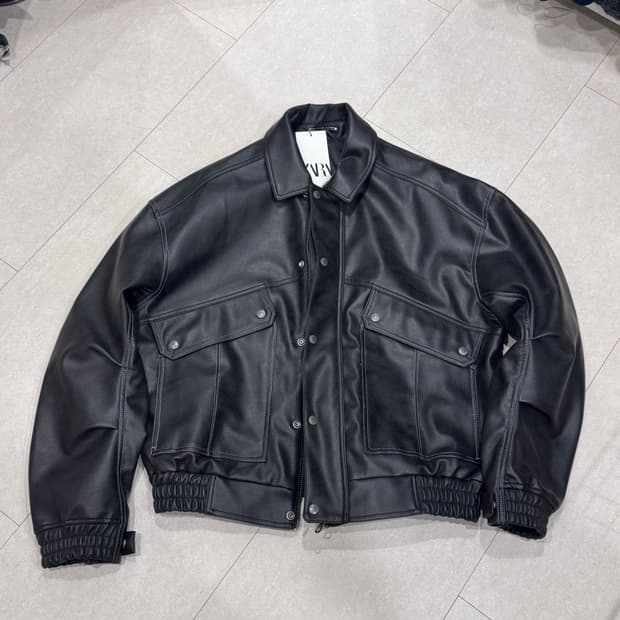 자라 비건레더 페이크레더 자켓 새상품