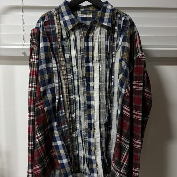 니들스 needles 체크셔츠