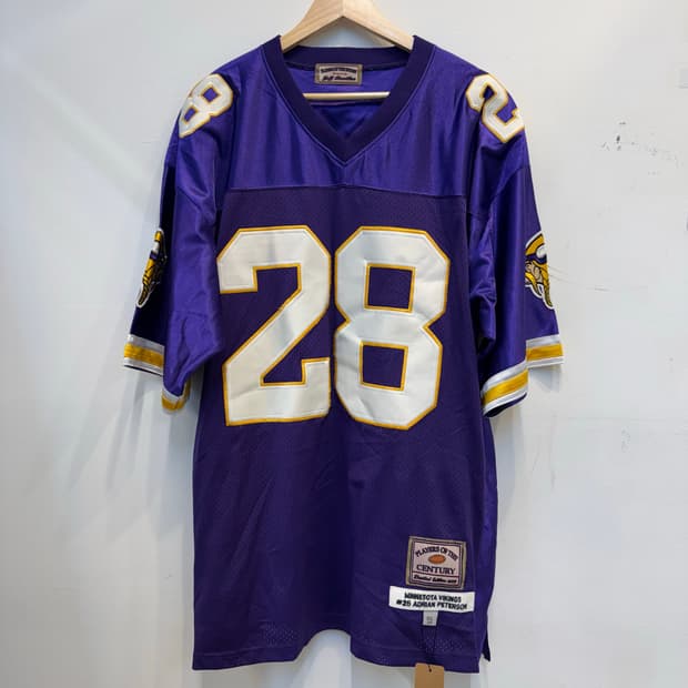 리복 NFL 미네소타 바이킹스 유니폼 2XL