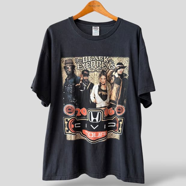 (XL)블랙아이드피스 2006 혼다 시빅 투어 반팔티셔츠