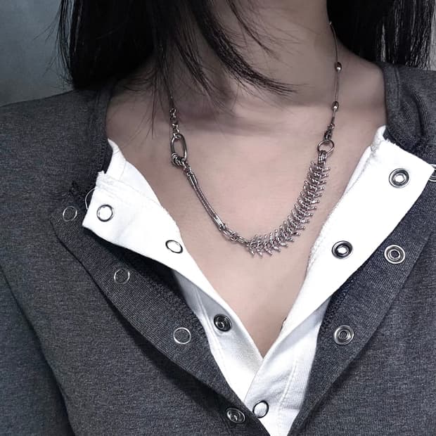 Thorn Mix Chain Necklace