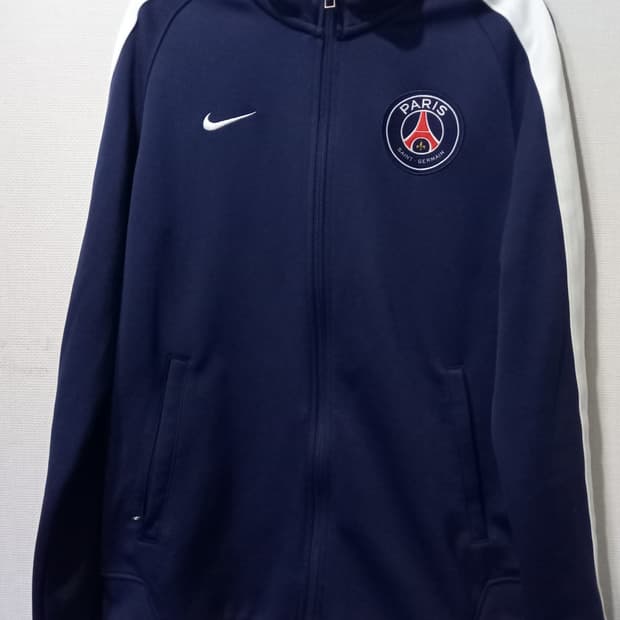 나이키 파리생제르망 네이비 트랙탑 저지 져지집업 95/M