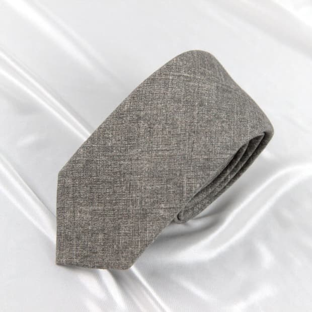 띠어리 6.6cm S등급 슬림 면 혼방 남자 명품 넥타이