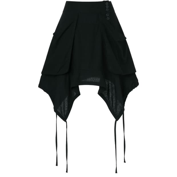 코이세이오 페어리 스트링 스커트 블랙 1사이즈