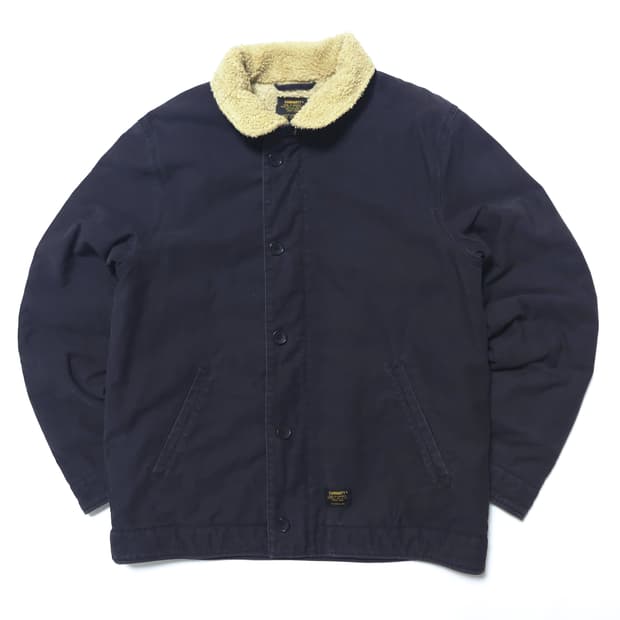 칼하트 WIP 셰필드 워크 자켓 네이비