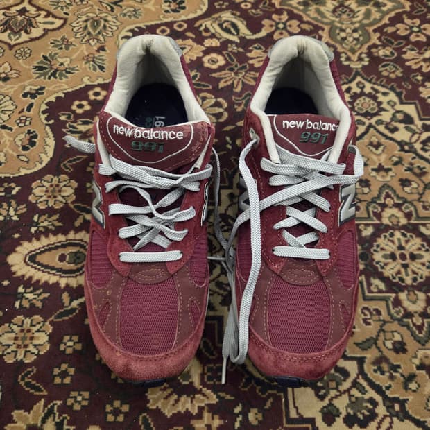 뉴발란스 991 버건디 250