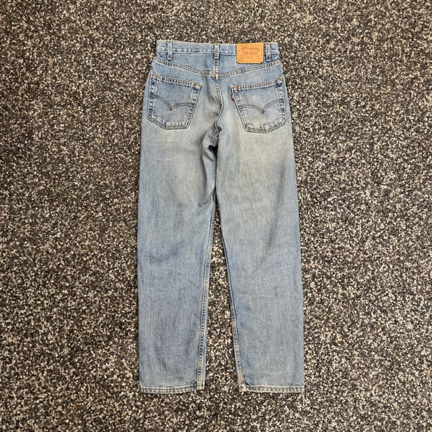 00s 리바이스 550 릴렉스 테이퍼드 진 made in USA (30)