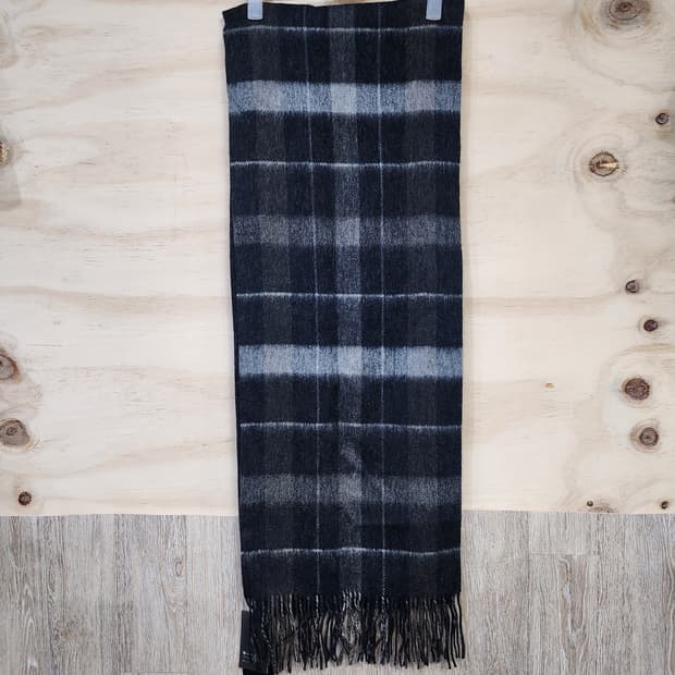 675) 마에스트로 울80 캐시미어20 체크 머플러