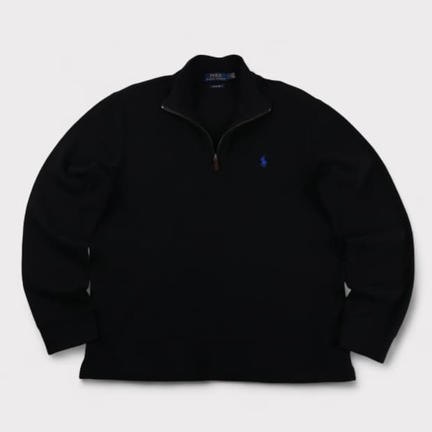 [M] 폴로 랄프로렌 반집업 니트
