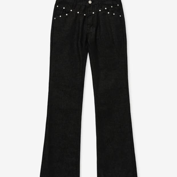 미드나잇무브 리벳 부츠컷 팬츠