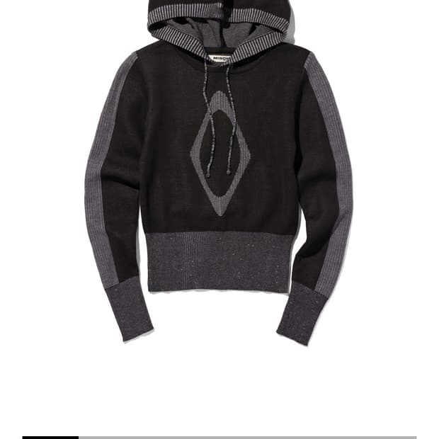 MSCHF•RHOMBUS KNIT HOODIE_BLACK 미스치프 후드