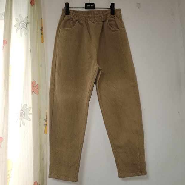 약기모 신축성 있는 밴딩바지 F(32)