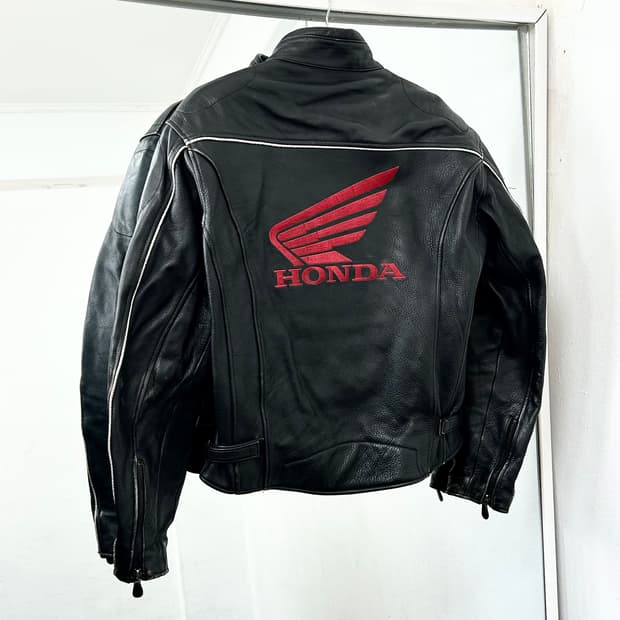 혼다 퍼스트윙 소가죽 레이싱 자켓
