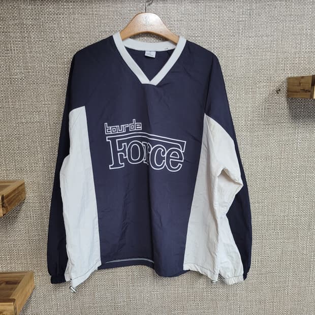 110사이즈 나일론 바람막이 맨투맨 오버핏 힙합 올드스쿨 