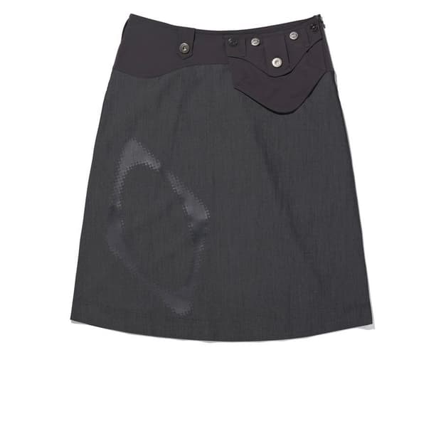 미스치프 포켓 백 스커트 차콜 s