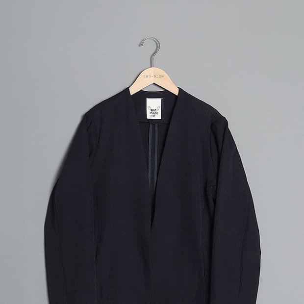 que made me PolyJersey V-Neck Jacket