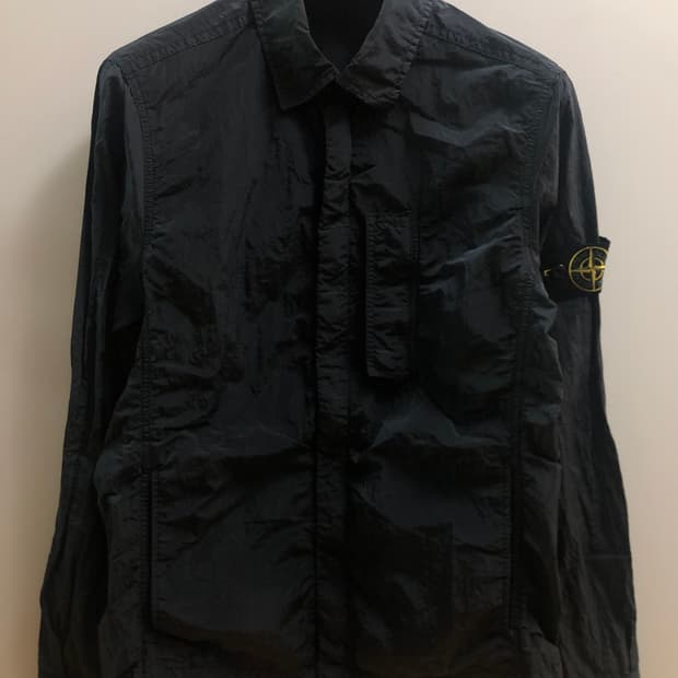 18SS 스톤아일랜드 나일론 메탈 오버셔츠 M