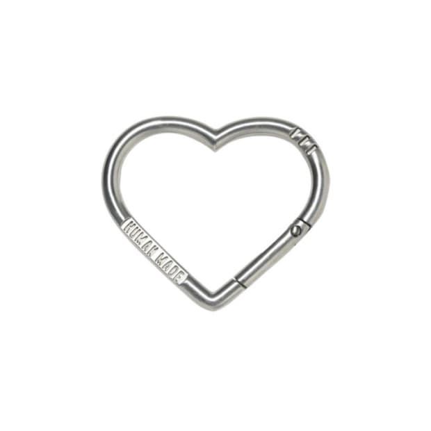 휴먼메이드 하트 카라비너 실버