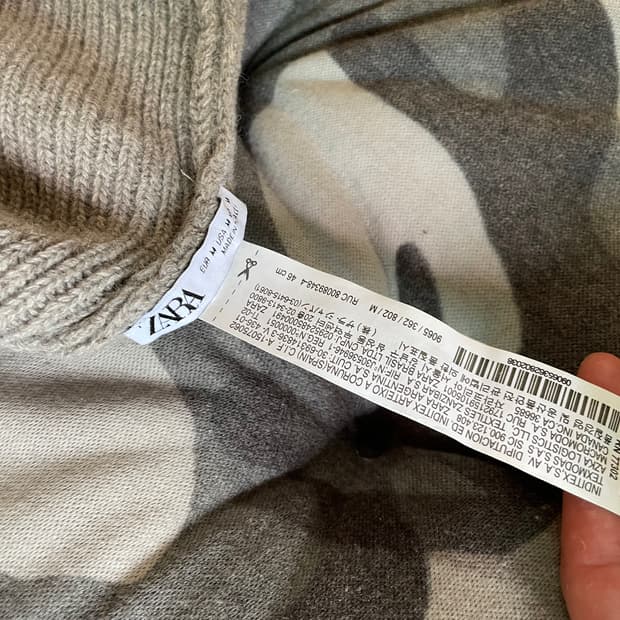 ZARA 비니 gray