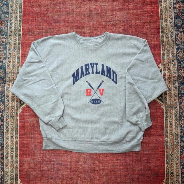 빈티지 챔피온 리버스위브 맨투맨