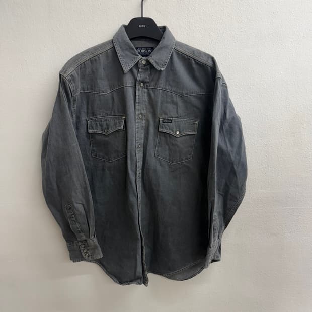 BOBSON 웨스턴 데님 셔츠 (L)