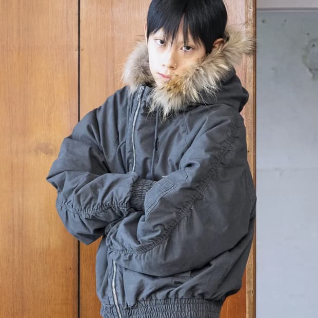 글랙 GJ098 러스티 N2B 숏 파카 (GRAY)