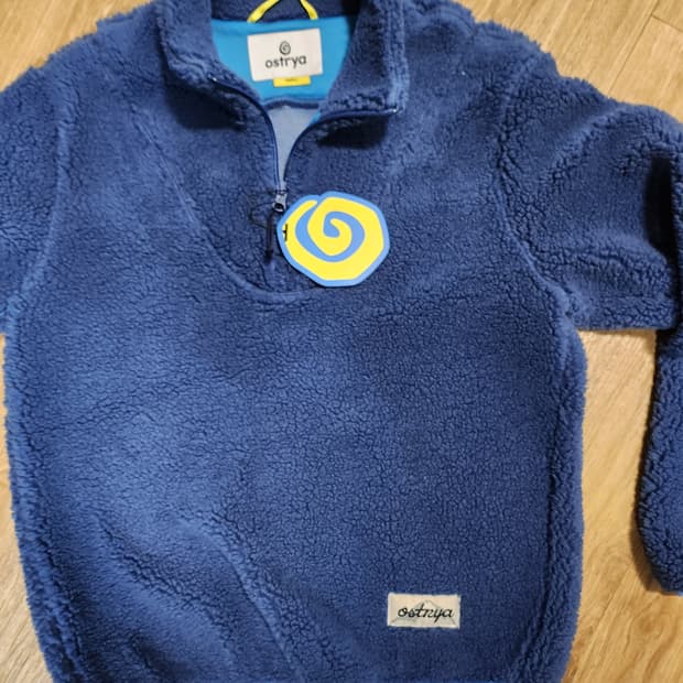 오스트리야 Bluebird Shearling Fleece Navy