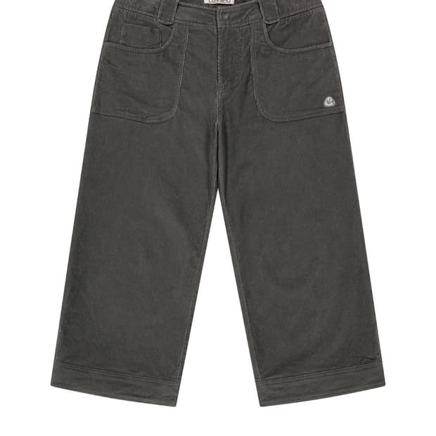 코이세이오 코듀로이 카프리 팬츠 차콜