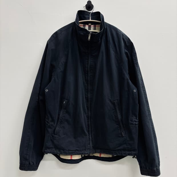 BURBERRY 버버리 런던 체크 안감 블루종 자켓