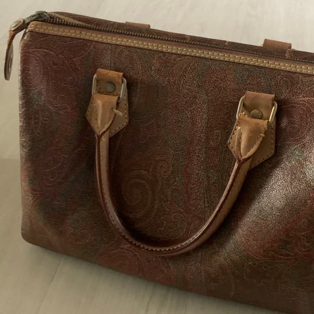 에트로 보스턴백 빈티지 핸드백