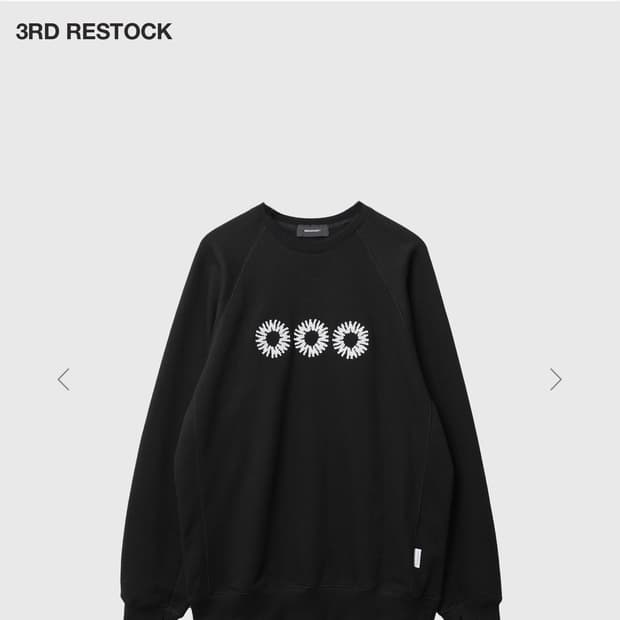 999 휴머니티 스웻 맨투맨 블랙