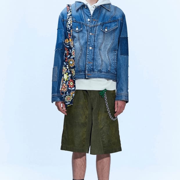 앤더슨벨 23S/S 패치워크 데님자켓(m)