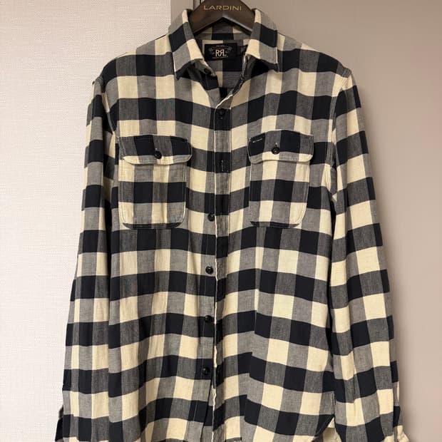 RRL 버팔로 체크 셔츠 M