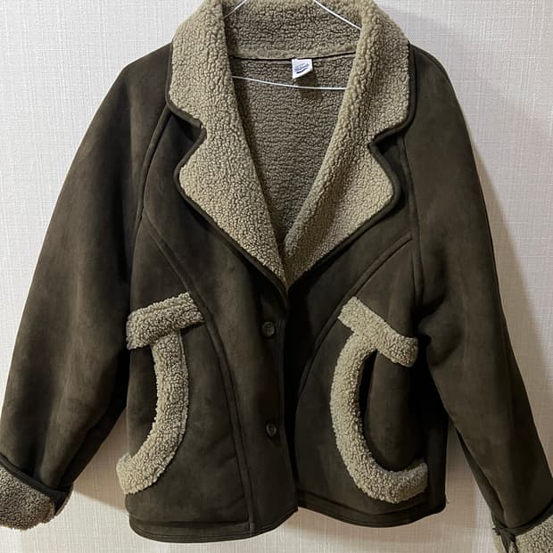 파르티멘토 우먼 스웨이드 무스탕 자켓(브라운)