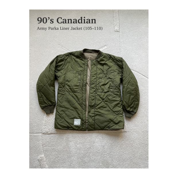90s 캐나다군 파카 라이너 자켓 (105-110)