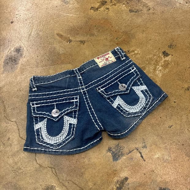 [정품/30] 트루릴리젼 데님 반바지 숏팬츠