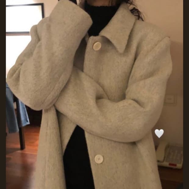 Haag 헤이그 모헤어 하프코트