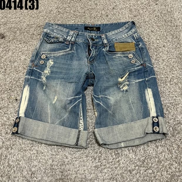 빈티지 데님 반바지