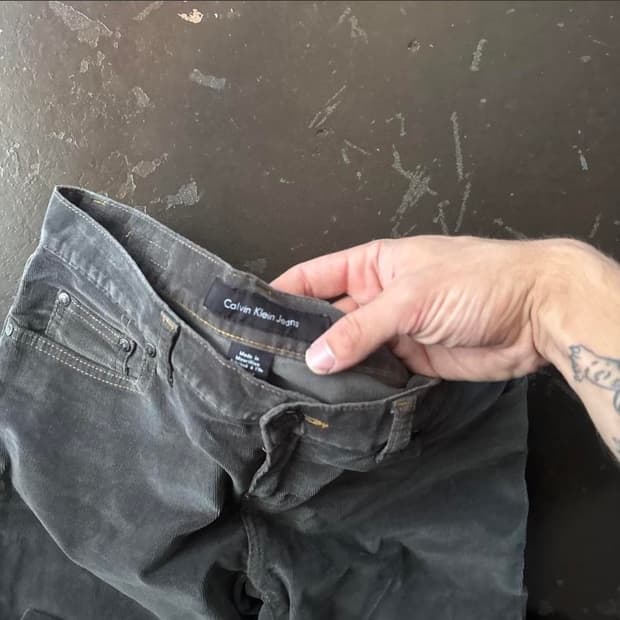 bootcut calvin klein corduroy pants