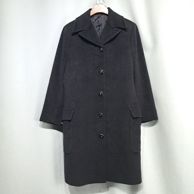 CN989W L 베르사체 꾸뛰르 이탈리아 울 테일러드 롱코트