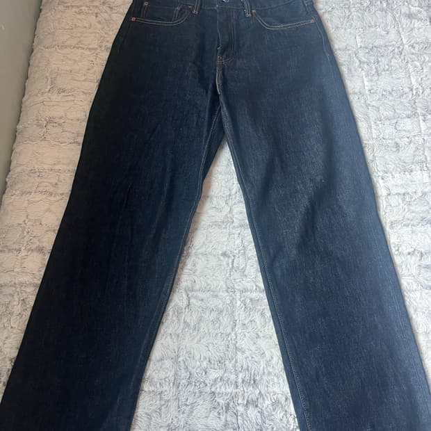 리바이스 568 인디고 컬러 