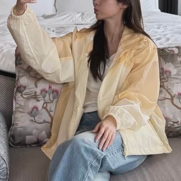 새상품 컨디션/ 더오유 바람막이(현재 공홈 품절)